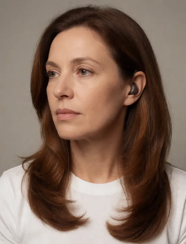 wearing behind the ear hearing aids by krea 2