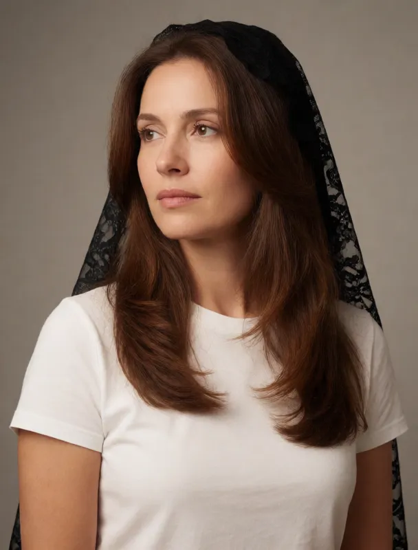black lace mantilla by krea 2