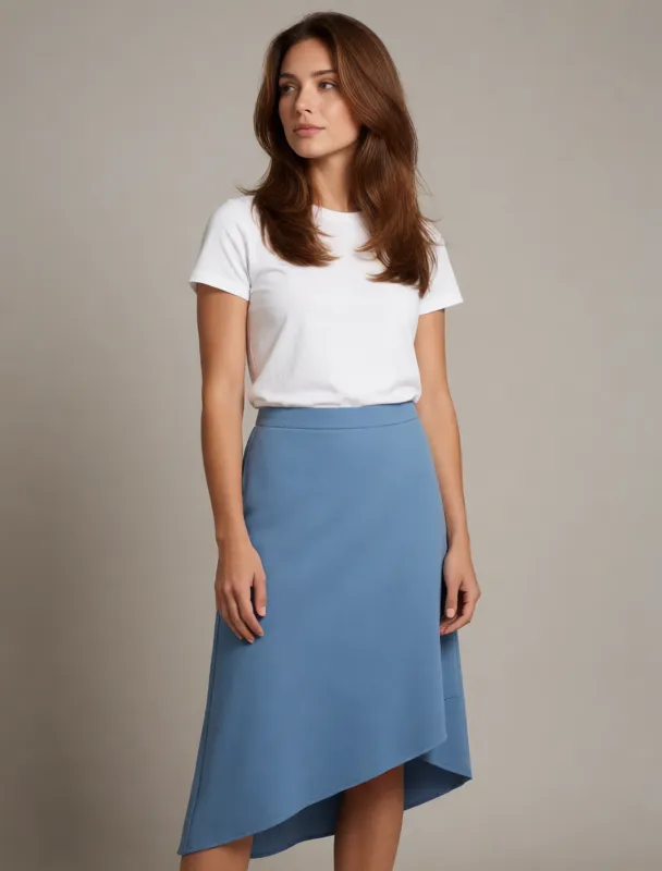 asymmetric hem skirt by krea 2