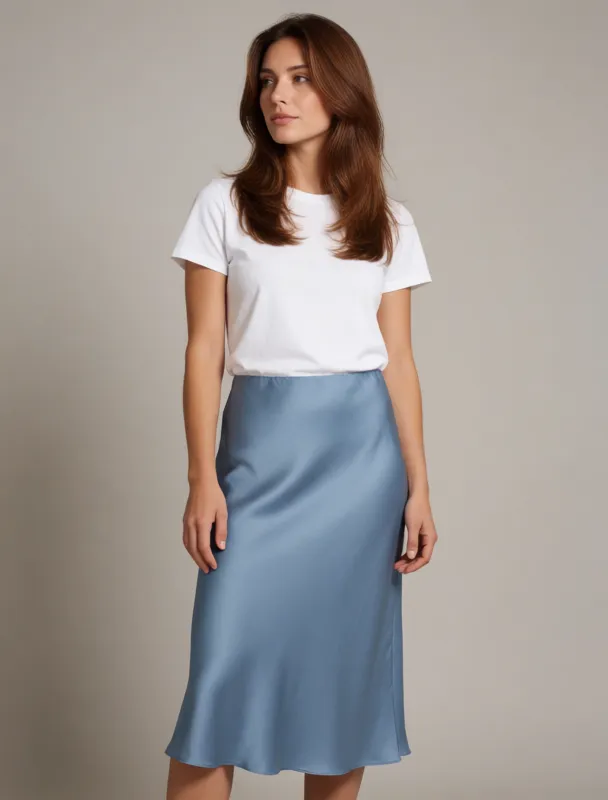 bias cut slip skirt by krea 2
