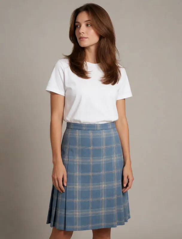 kilt style plaid skirt by krea 2