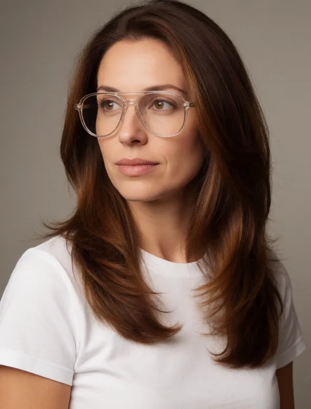 clear lens aviator glasses by krea 2