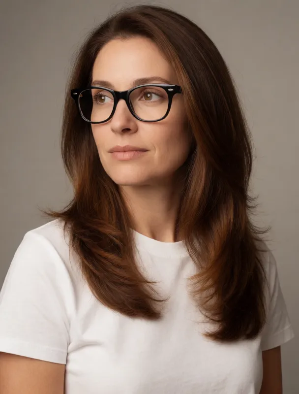 thick black frame glasses by krea 2