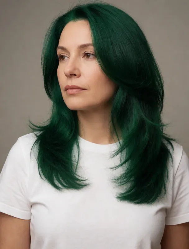 emerald green by krea 2