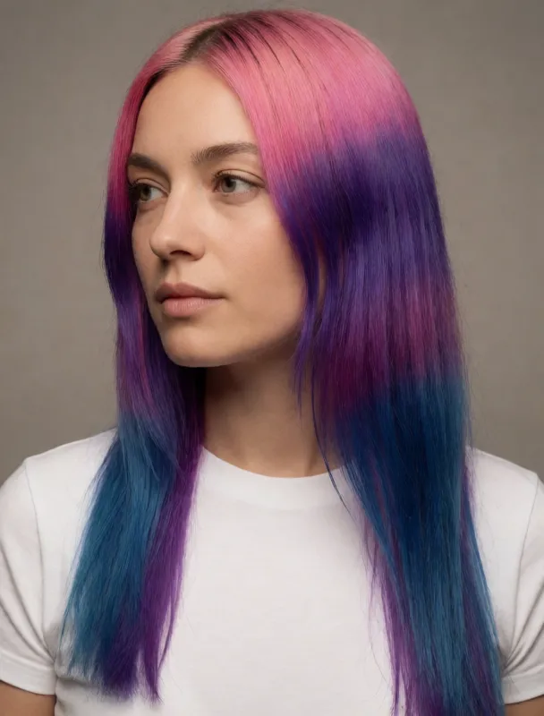 horizontal color bands by krea 2