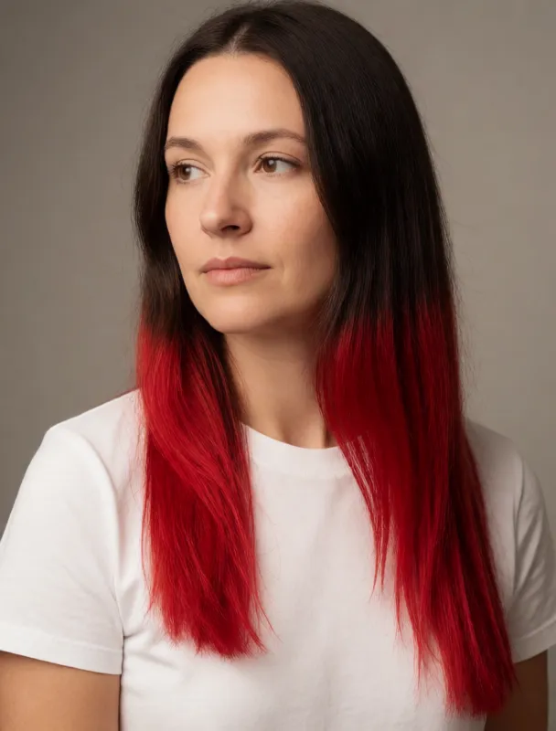 two tone dip dye by krea 2