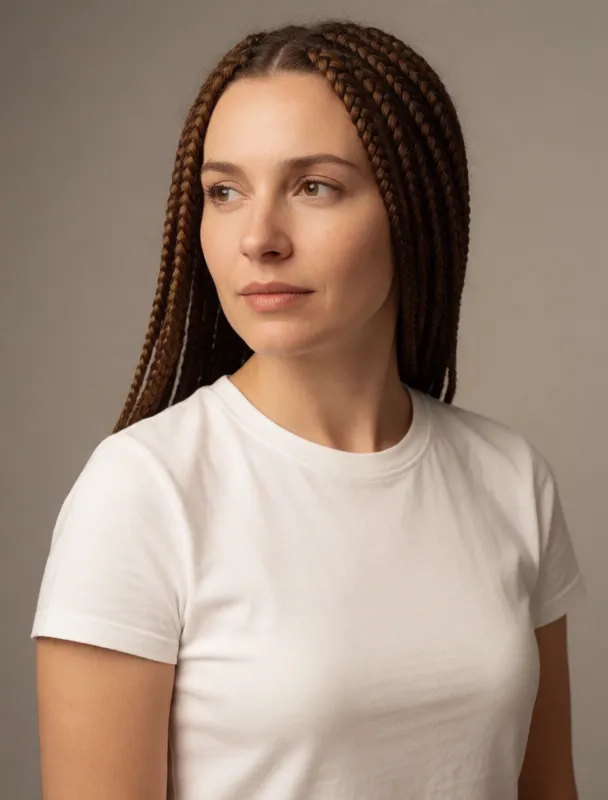 forty thin braids by krea 2