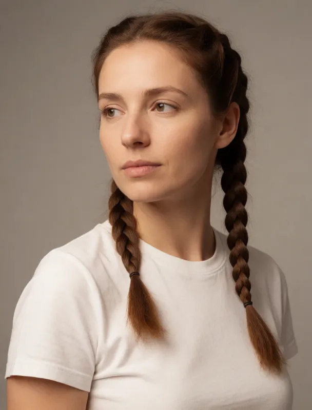 twin braids in silver braid covers by krea 2