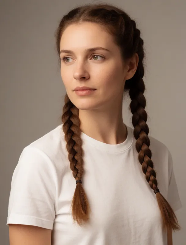 twin long georgian braids by krea 2