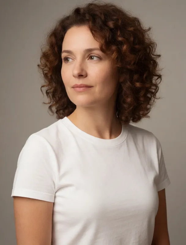 voluminous brunette curls by krea 2