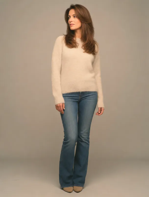 alpaca wool sweater with jeans by krea 2