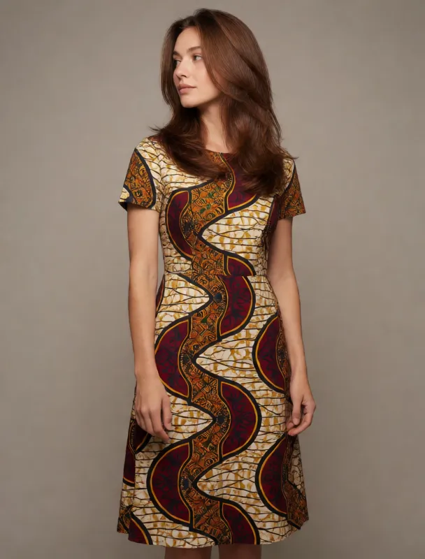 ankara print dress by krea 2