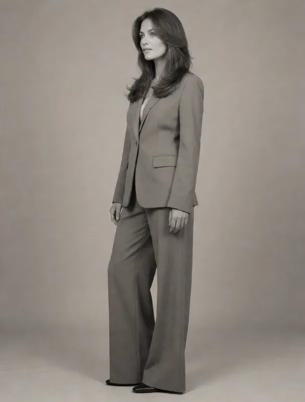 blazer with wide leg trousers by krea 2