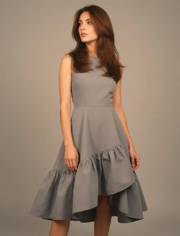 bomba dress with wide ruffled skirt by krea 2