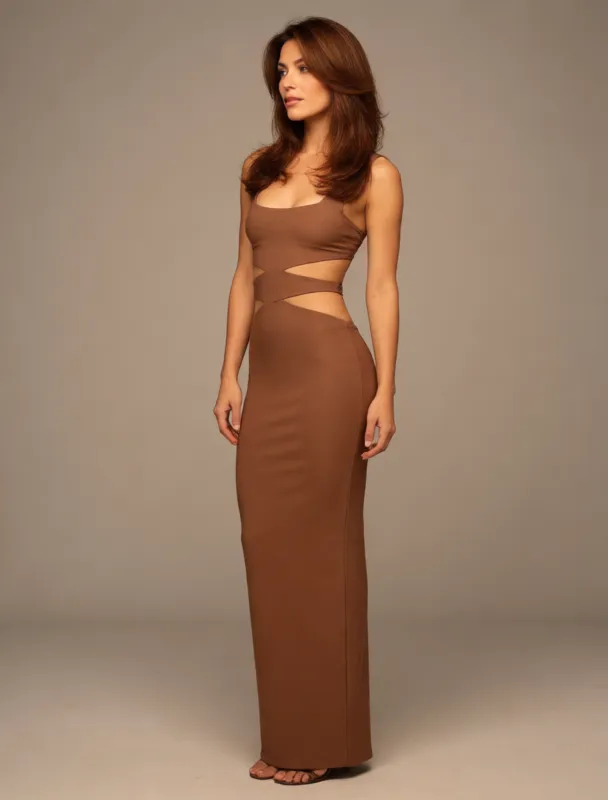 cutout bodycon dress by krea 2