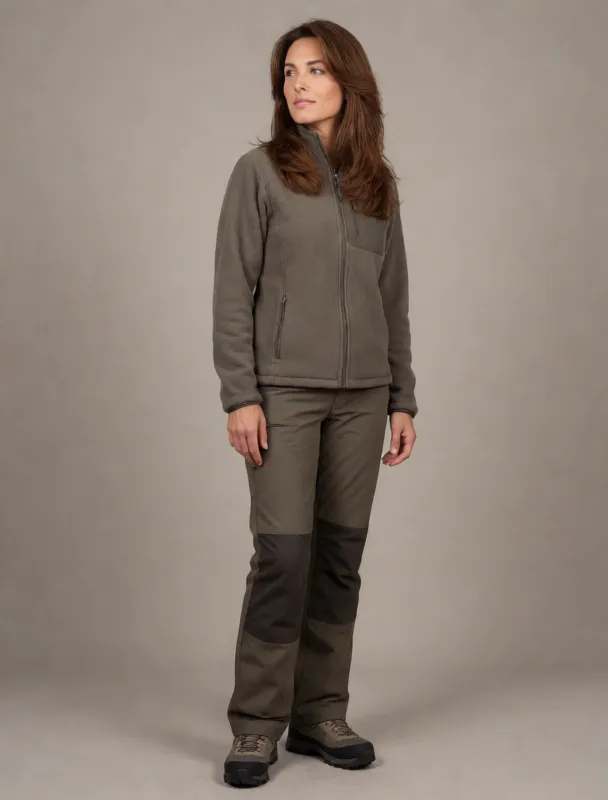 fleece jacket with hiking pants by krea 2
