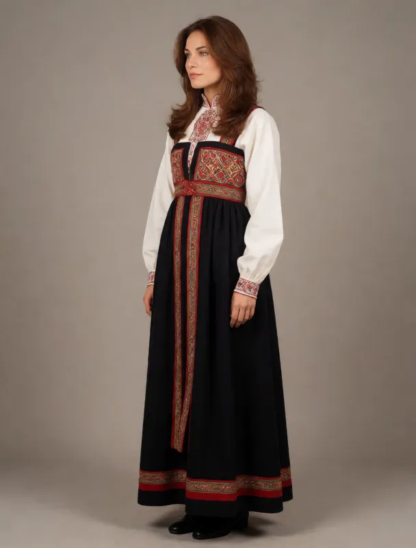 kansallispuku with embroidered bodice by krea 2