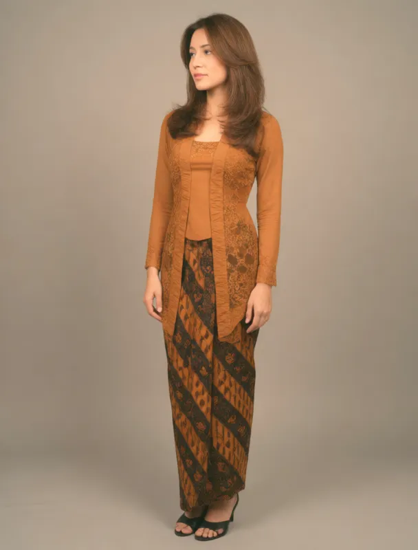 kebaya blouse with batik sarong by krea 2
