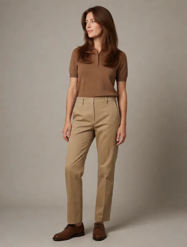 knit polo with tailored chinos by krea 2