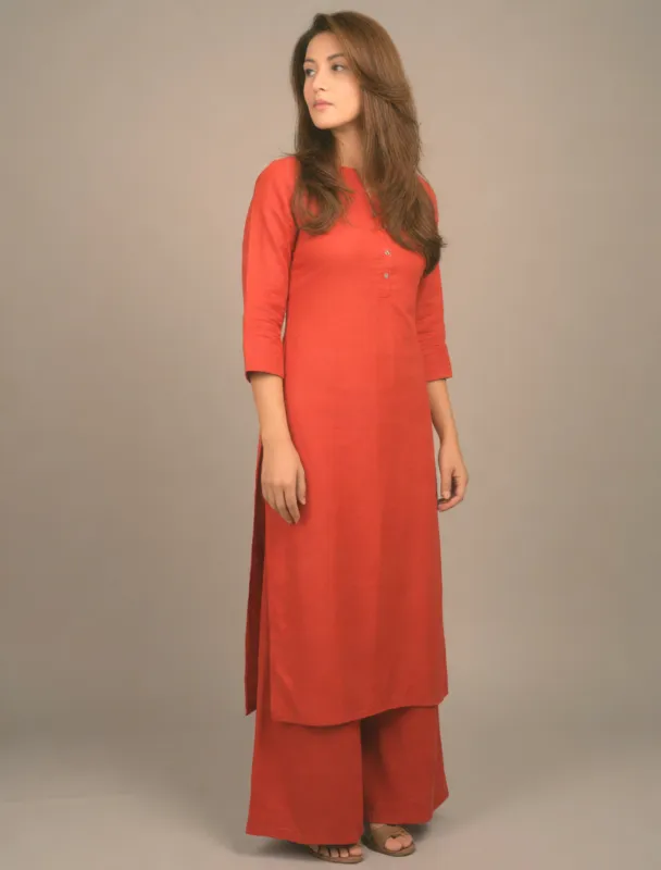kurta with palazzo pants by krea 2