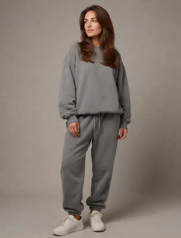 oversized sweatshirt with fleece joggers by krea 2