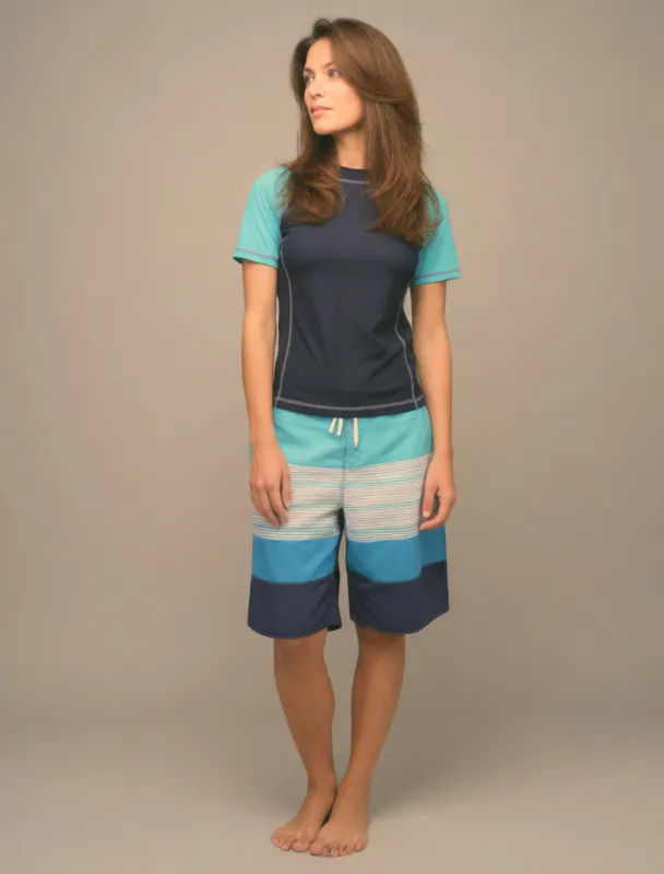 rash guard with board shorts by krea 2