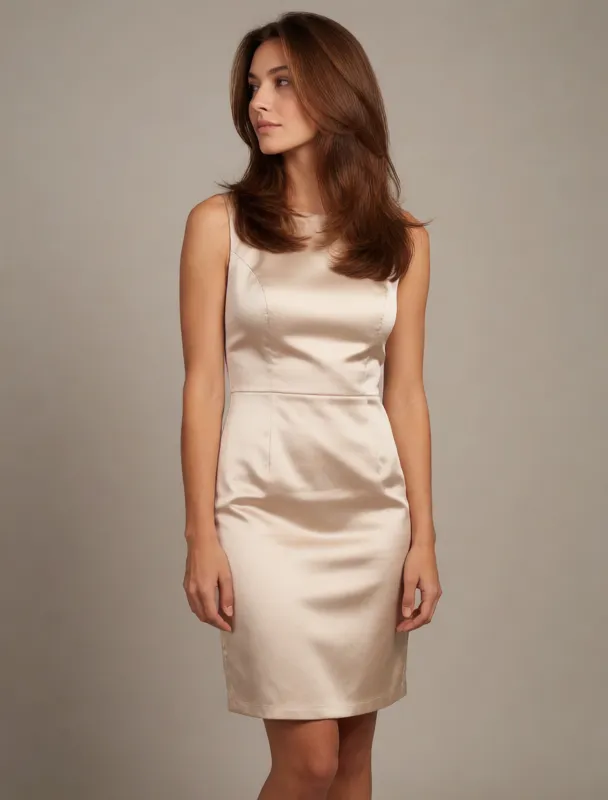 satin cocktail dress by krea 2