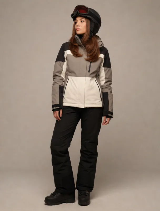 ski jacket with a helmet and goggles by krea 2