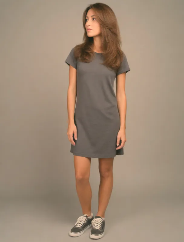 t shirt dress with sneakers by krea 2