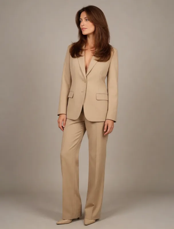 twinset with straight trousers by krea 2