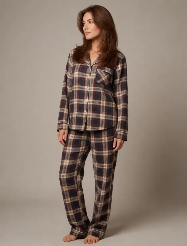 flannel pajama set by krea 2