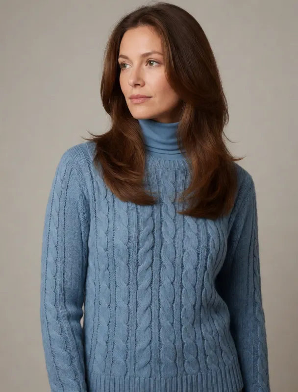 aran cable knit sweater by krea 2