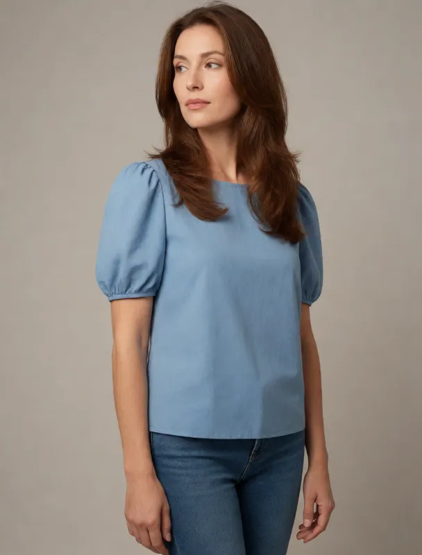puff sleeve blouse by krea 2