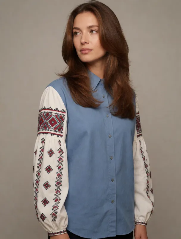 vyshyvanka embroidered blouse by krea 2