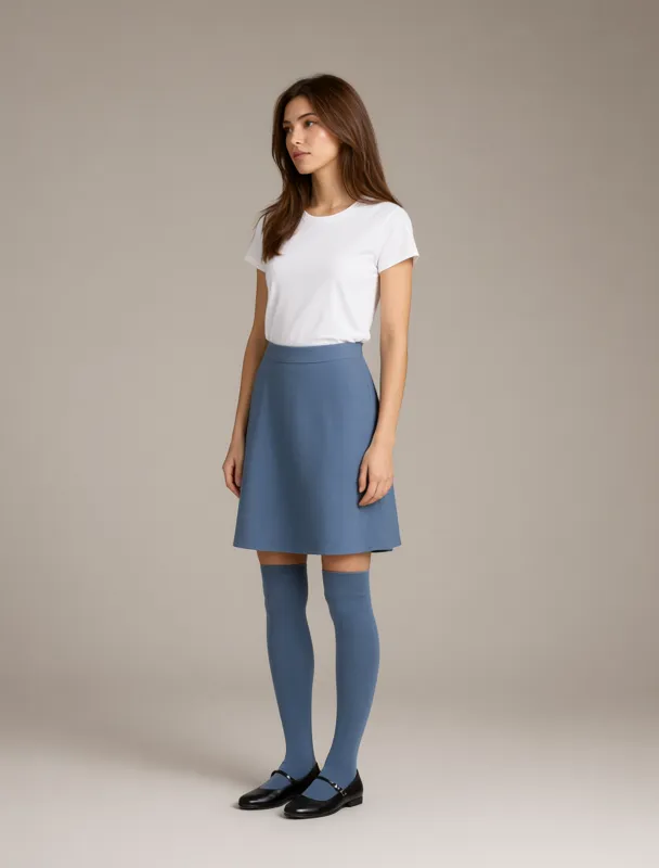 over the knee socks by qwen image 2.1