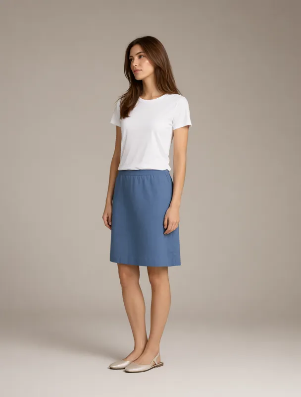 handkerchief hem skirt by qwen image 2.1