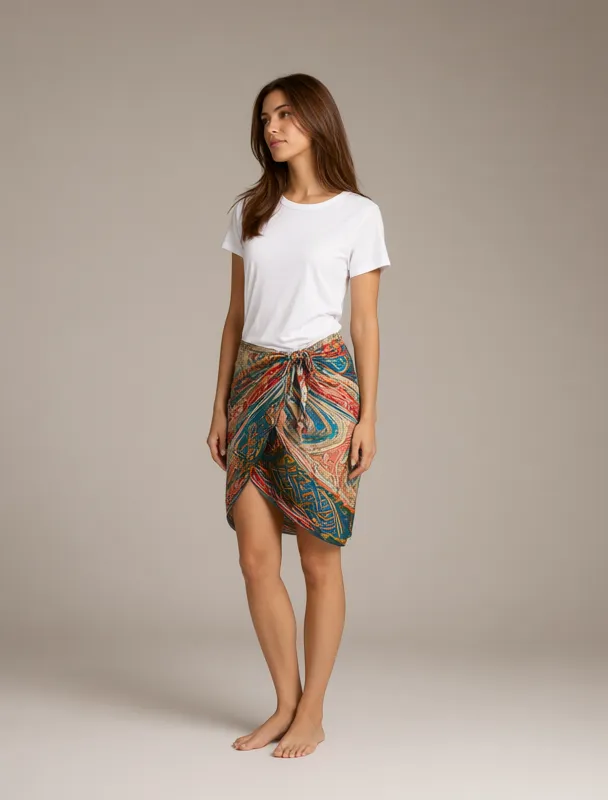 lavalava wrap skirt by qwen image 2.1