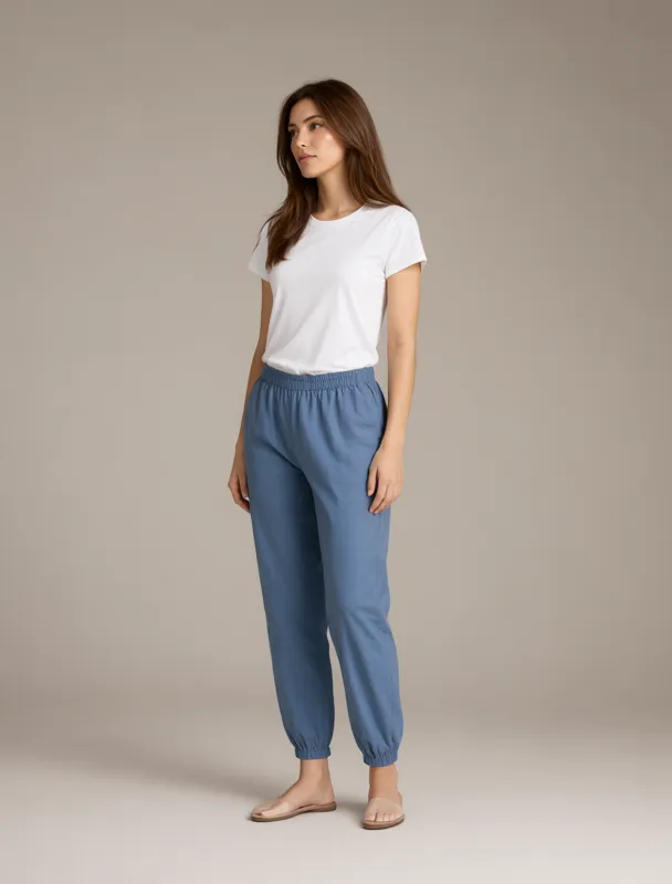 paperbag waist pants by qwen image 2.1