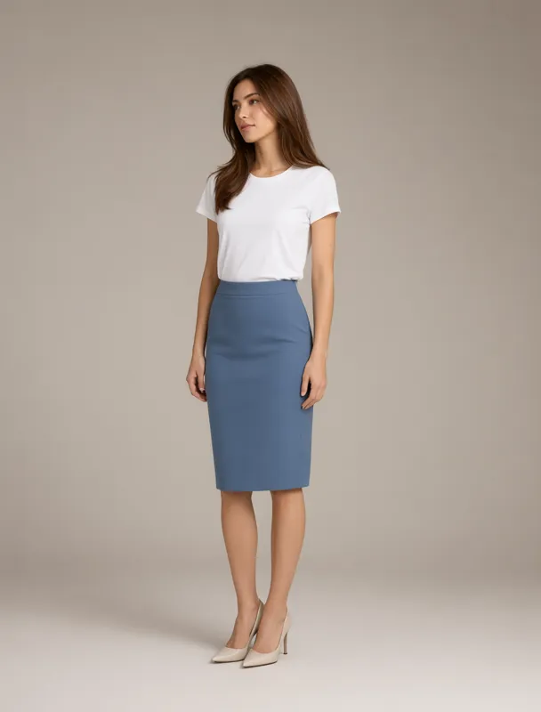 pencil skirt by qwen image 2.1