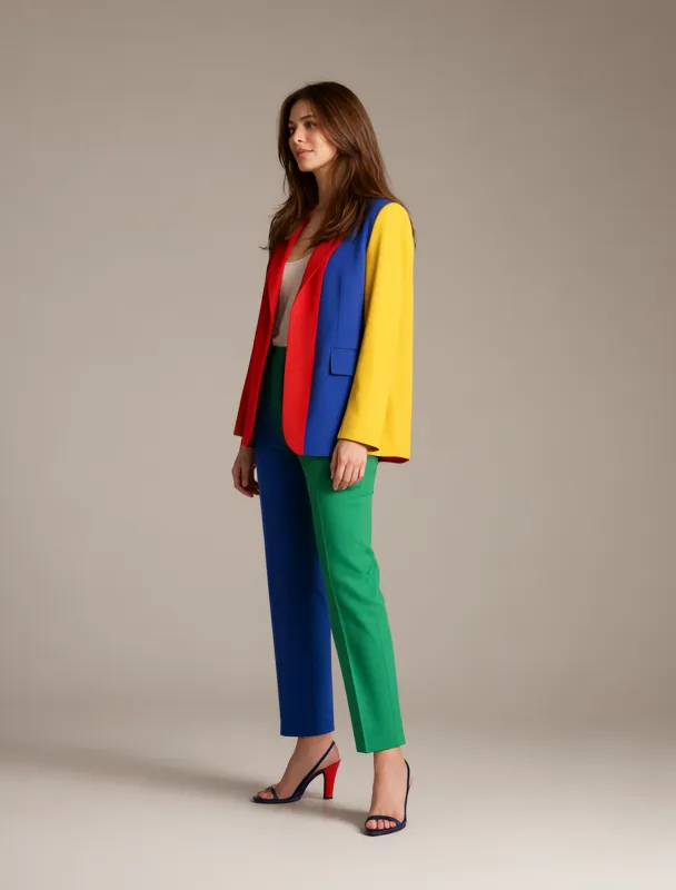 color blocked primary colors by qwen image 2.1