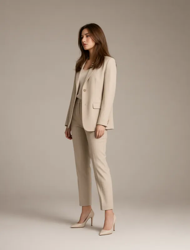 neutral beige tones by qwen image 2.1