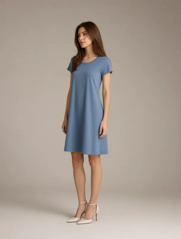 a line dress by qwen image 2.1
