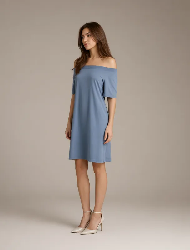 off shoulder dress by qwen image 2.1