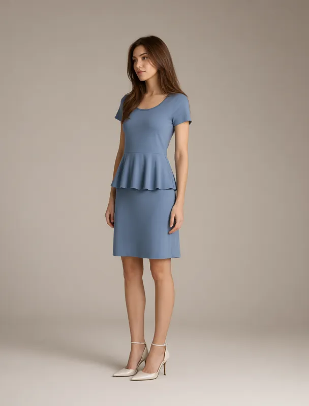 peplum dress by qwen image 2.1