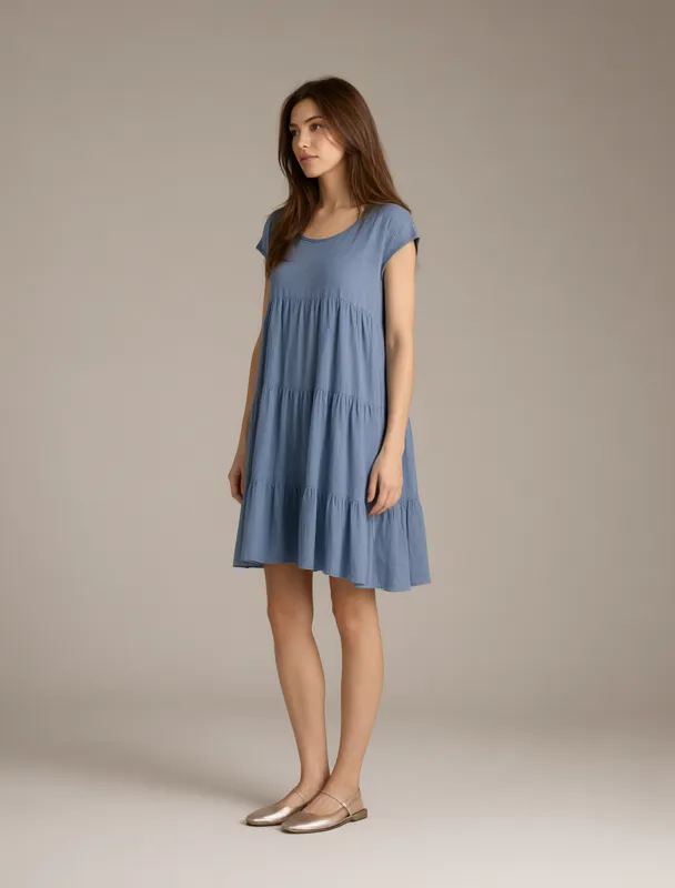tiered dress by qwen image 2.1
