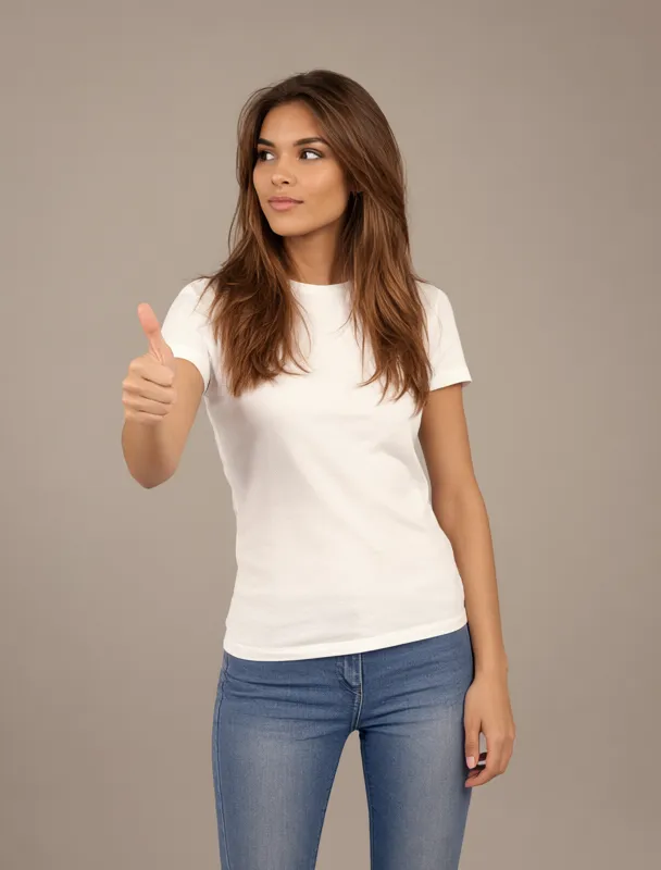 giving a thumbs up by qwen image 2.1