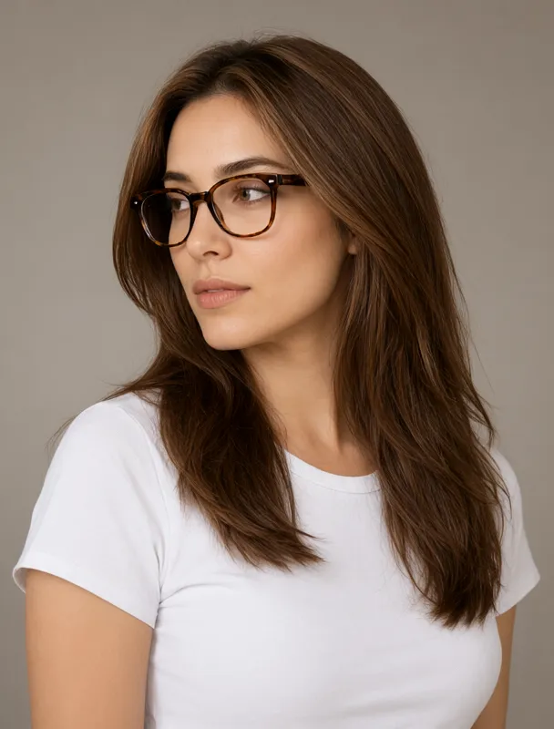 tortoiseshell glasses by qwen image 2.1