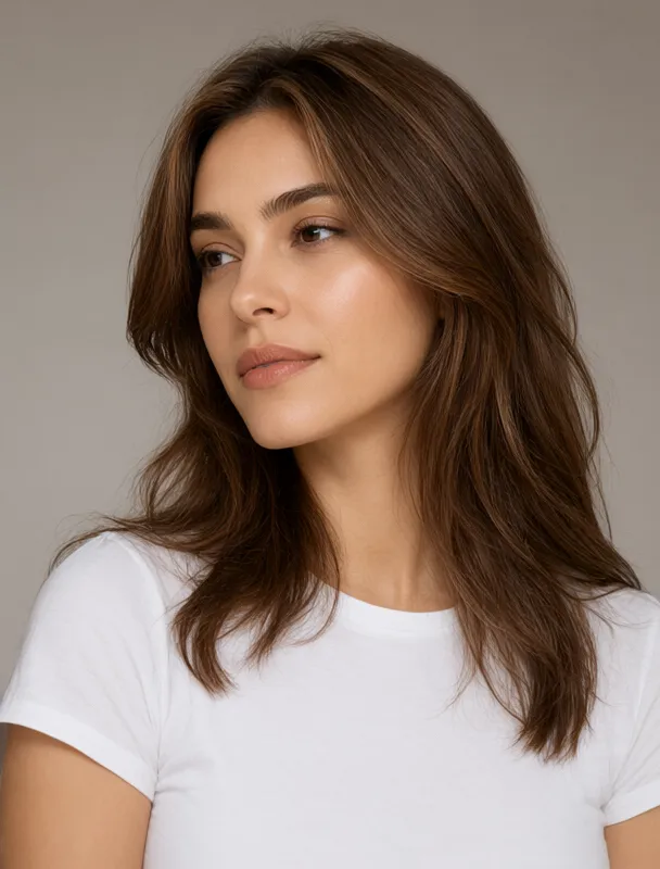 high arched brows by qwen image 2.1