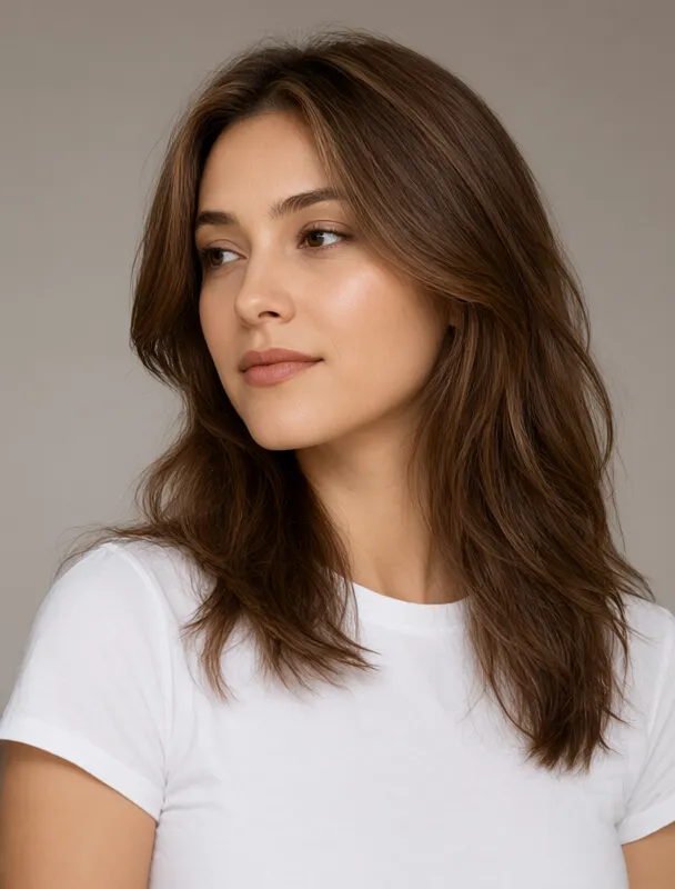 soft arched brows by qwen image 2.1
