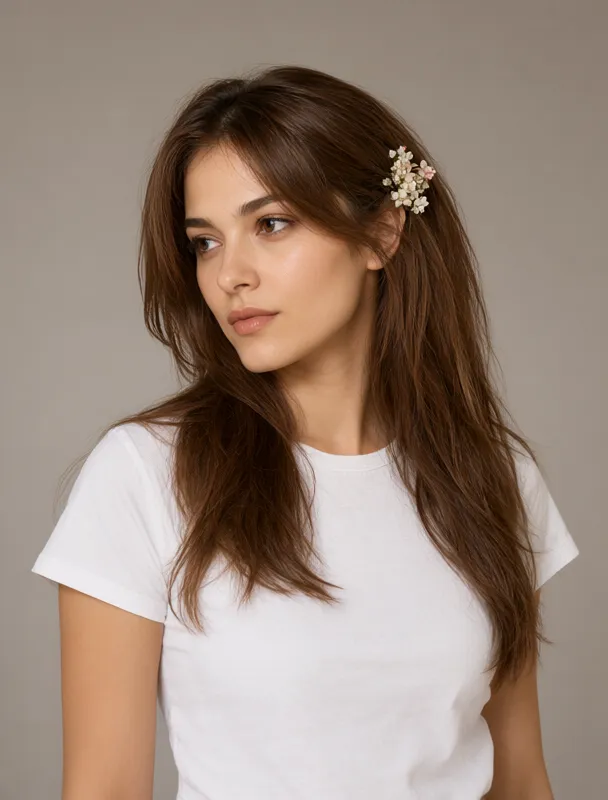 flower hair clip by qwen image 2.1
